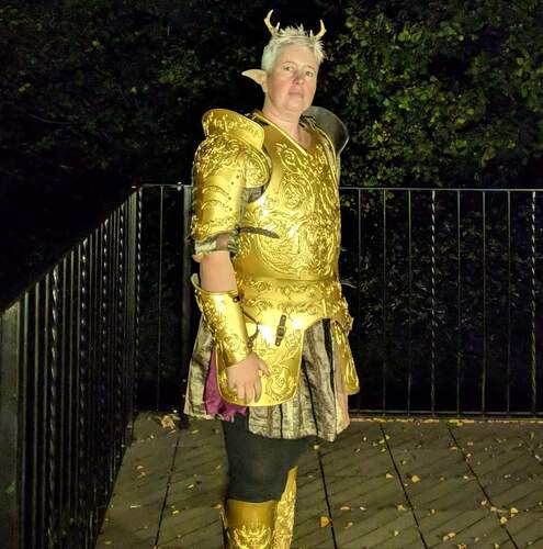 gold armour