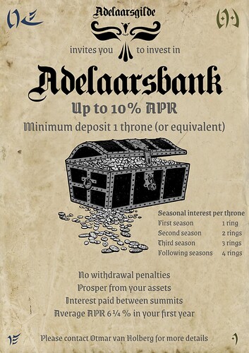 Adelaarsbank Poster