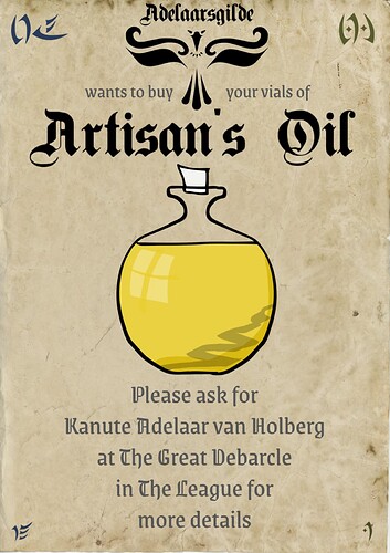 Artisans Oil Poster